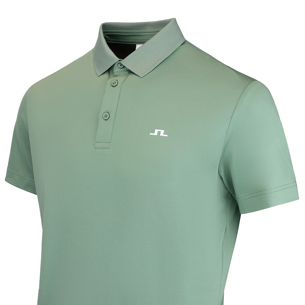 J.Lindeberg Golf Shirt - Bridge Regular Fit - Hedge Green SS26