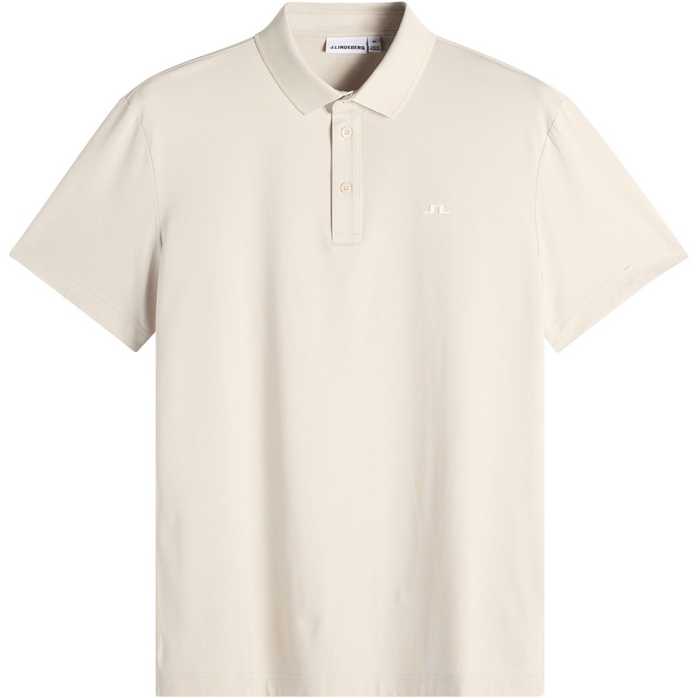 J.Lindeberg Golf Shirt - Bridge Regular Fit - Moonbeam AW26