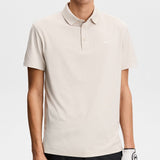 J.Lindeberg Golf Shirt - Bridge Regular Fit - Moonbeam AW26