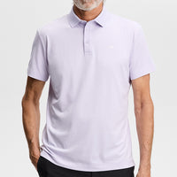 J.Lindeberg Golf Shirt - Bridge Regular Fit - Purple Heather AW26