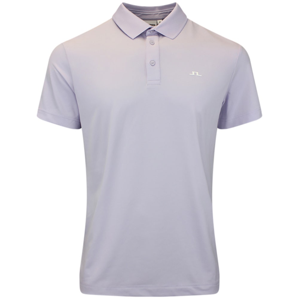 J.Lindeberg Golf Shirt - Bridge Regular Fit - Purple Heather AW26