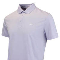 J.Lindeberg Golf Shirt - Bridge Regular Fit - Purple Heather AW26