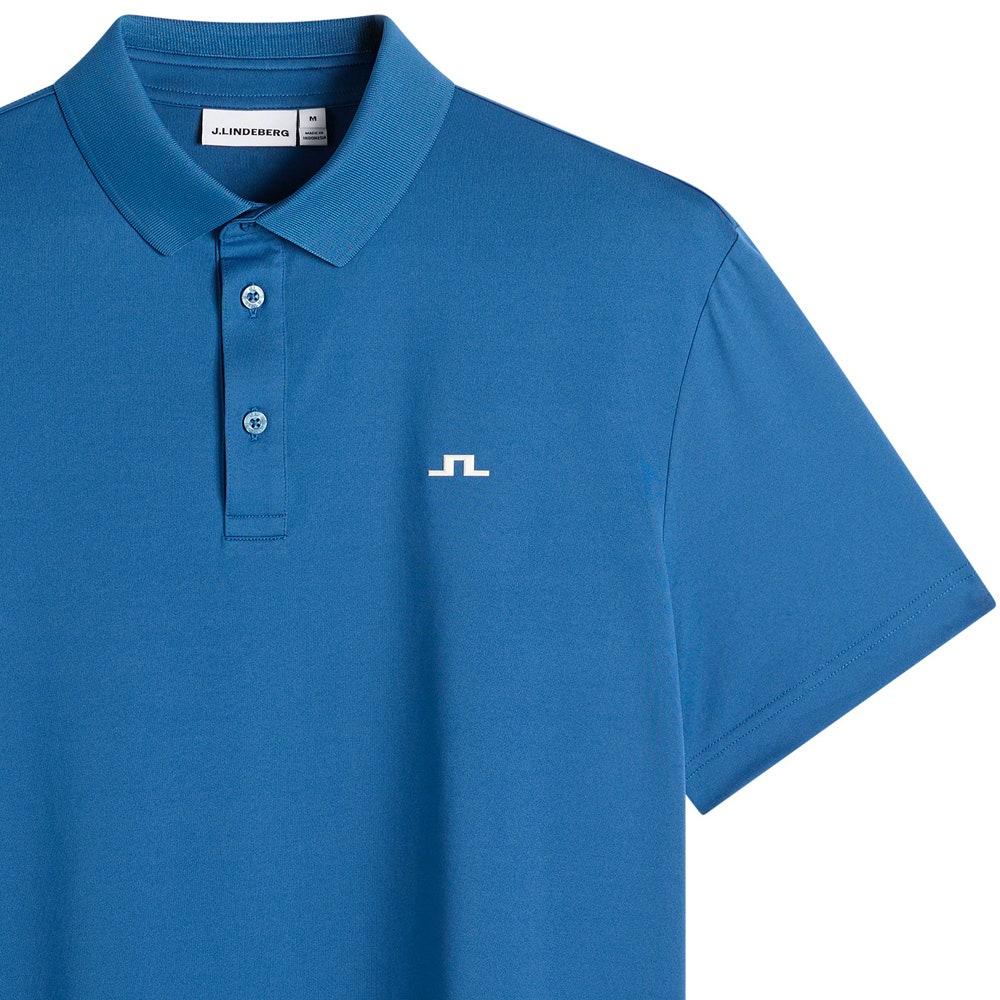 J.Lindeberg Golf Shirt - Bridge Regular Fit - Set Sail AW26