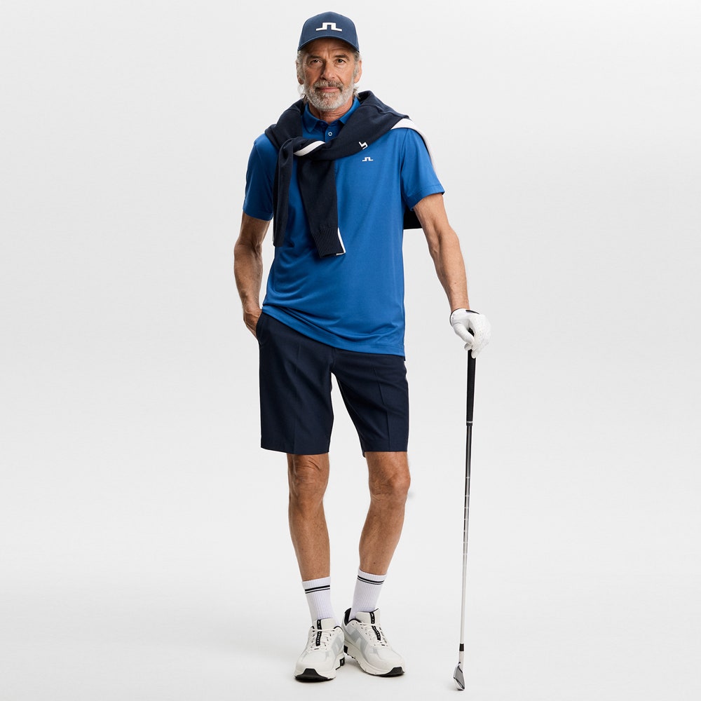 J.Lindeberg Golf Shirt - Bridge Regular Fit - Set Sail AW26
