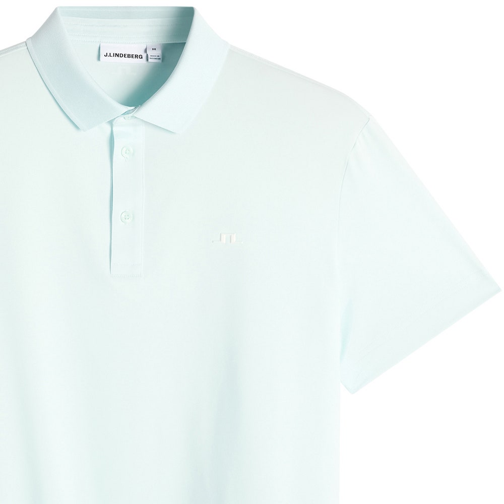 J.Lindeberg Golf Shirt - Bridge Regular Fit - Sky Light SS26
