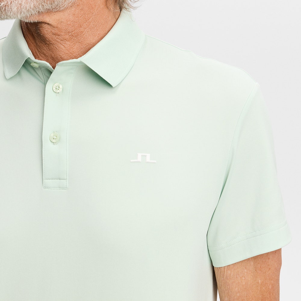 J.Lindeberg Golf Shirt - Bridge Regular Fit - Subtle Green AW26