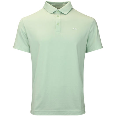J.Lindeberg Golf Shirt - Bridge Regular Fit - Subtle Green AW26