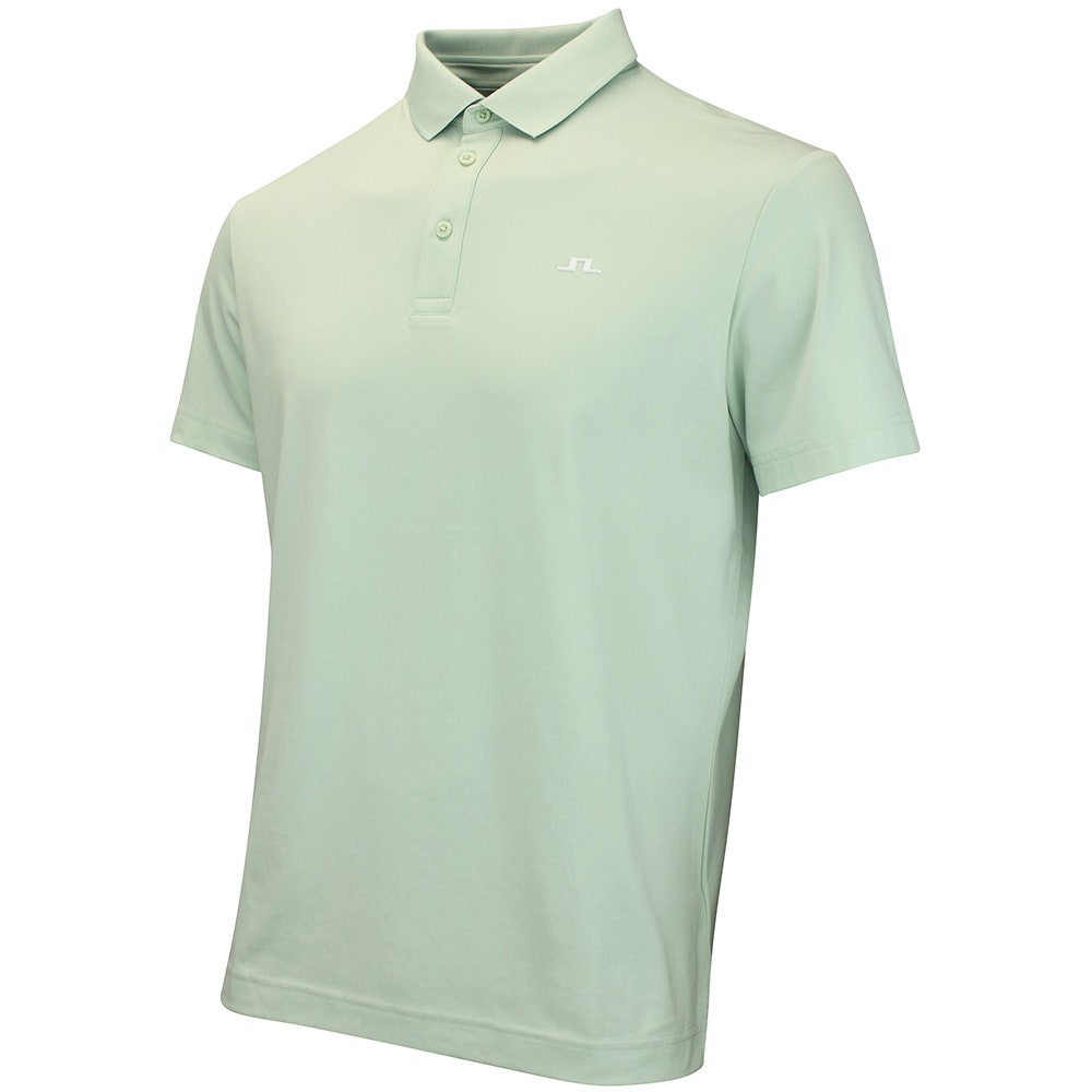J.Lindeberg Golf Shirt - Bridge Regular Fit - Subtle Green AW26