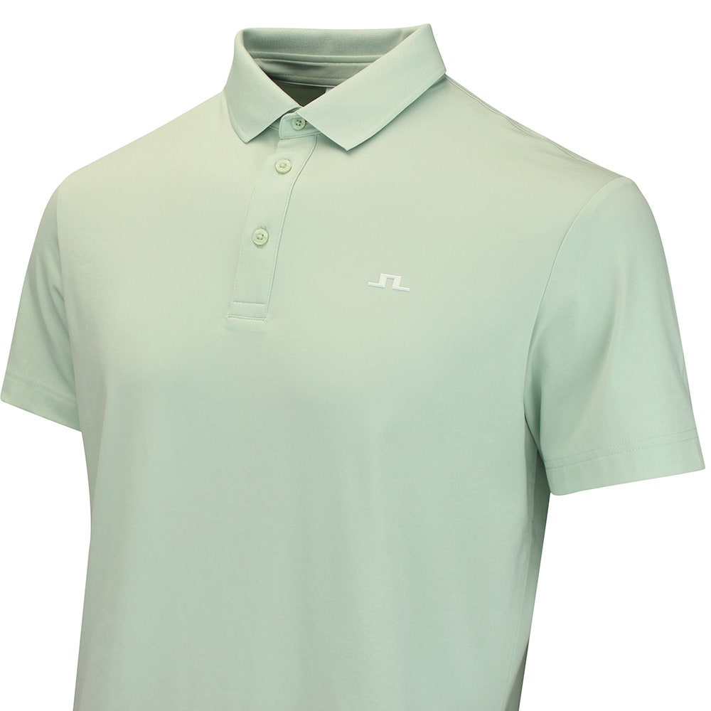 J.Lindeberg Golf Shirt - Bridge Regular Fit - Subtle Green AW26
