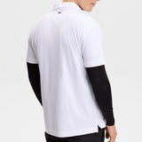 J.Lindeberg Golf Shirt - Bridge Regular Fit - White SS26
