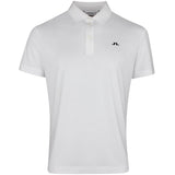 J.Lindeberg Golf Shirt - Bridge Regular Fit - White SS26
