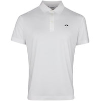 J.Lindeberg Golf Shirt - Bridge Regular Fit - White SS26
