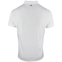 J.Lindeberg Golf Shirt - Bridge Regular Fit - White SS26