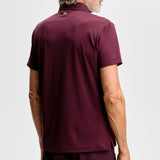 J.Lindeberg Golf Shirt - Bridge Regular Fit - Winetasting AW26