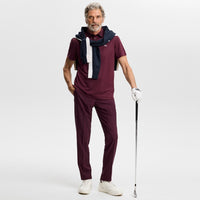 J.Lindeberg Golf Shirt - Bridge Regular Fit - Winetasting AW26