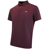 J.Lindeberg Golf Shirt - Bridge Regular Fit - Winetasting AW26