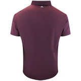 J.Lindeberg Golf Shirt - Bridge Regular Fit - Winetasting AW26