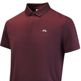 J.Lindeberg Golf Shirt - Bridge Regular Fit - Winetasting AW26