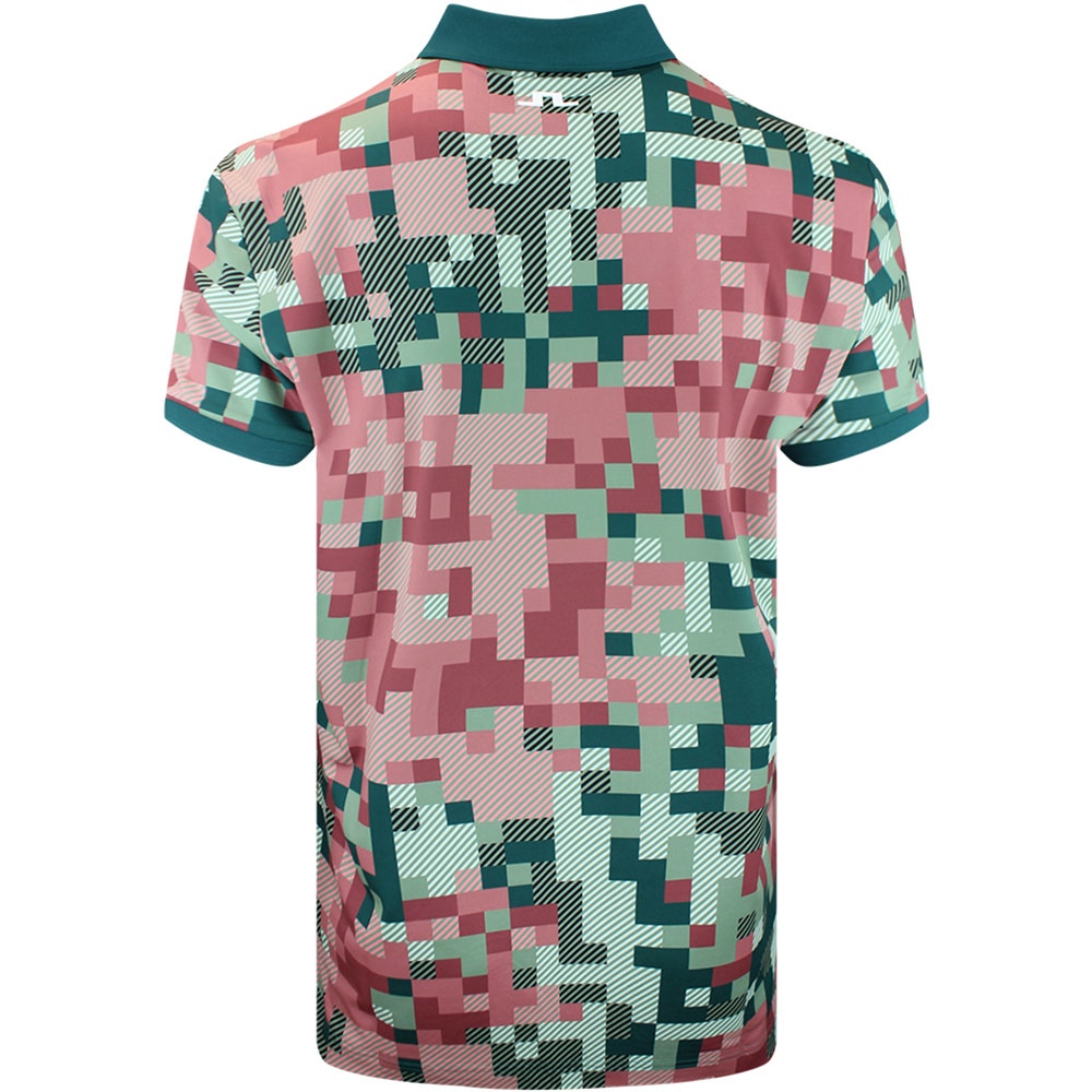 J.Lindeberg Golf Shirt - Bridger M Tour 26 Print Reg. Fit - Multi SS26