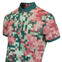 J.Lindeberg Golf Shirt - Bridger M Tour 26 Print Reg. Fit - Multi SS26