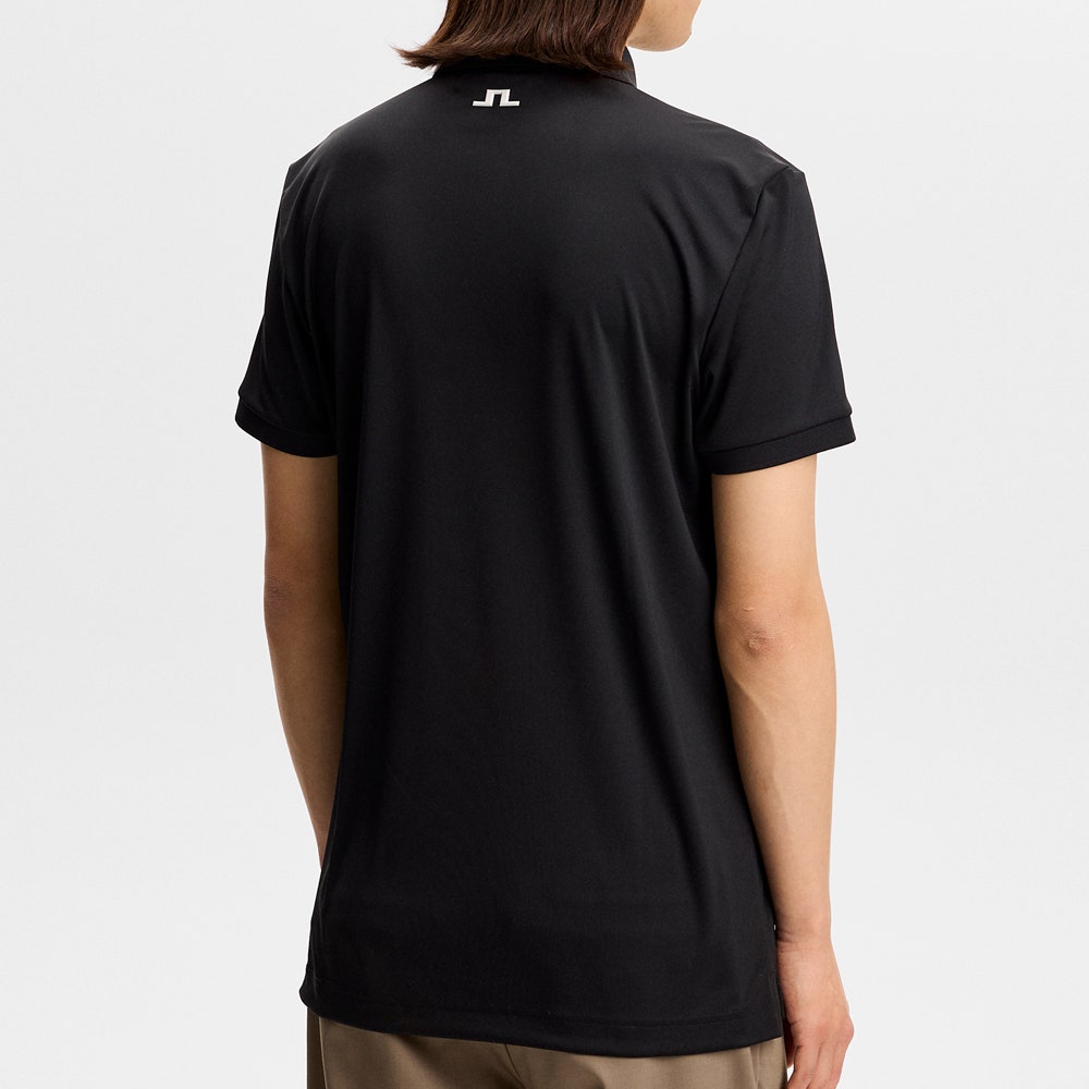 J.Lindeberg Golf Shirt - Bridger M Tour 26 Reg. Fit - Black SS26