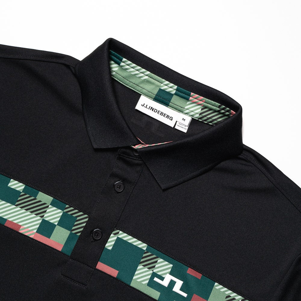 J.Lindeberg Golf Shirt - Bridger M Tour 26 Reg. Fit - Black SS26
