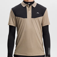 J.Lindeberg Golf Shirt - Calex Reg. Fit Polo - Black AW26