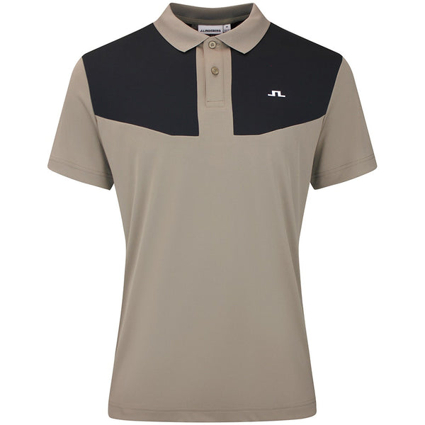 J.Lindeberg Golf Shirt - Calex Reg. Fit Polo - Black AW26
