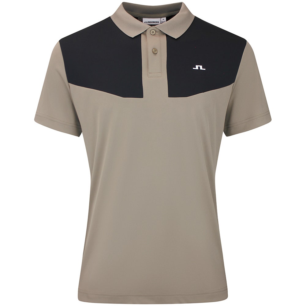 J.Lindeberg Golf Shirt - Calex Reg. Fit Polo - Black AW26
