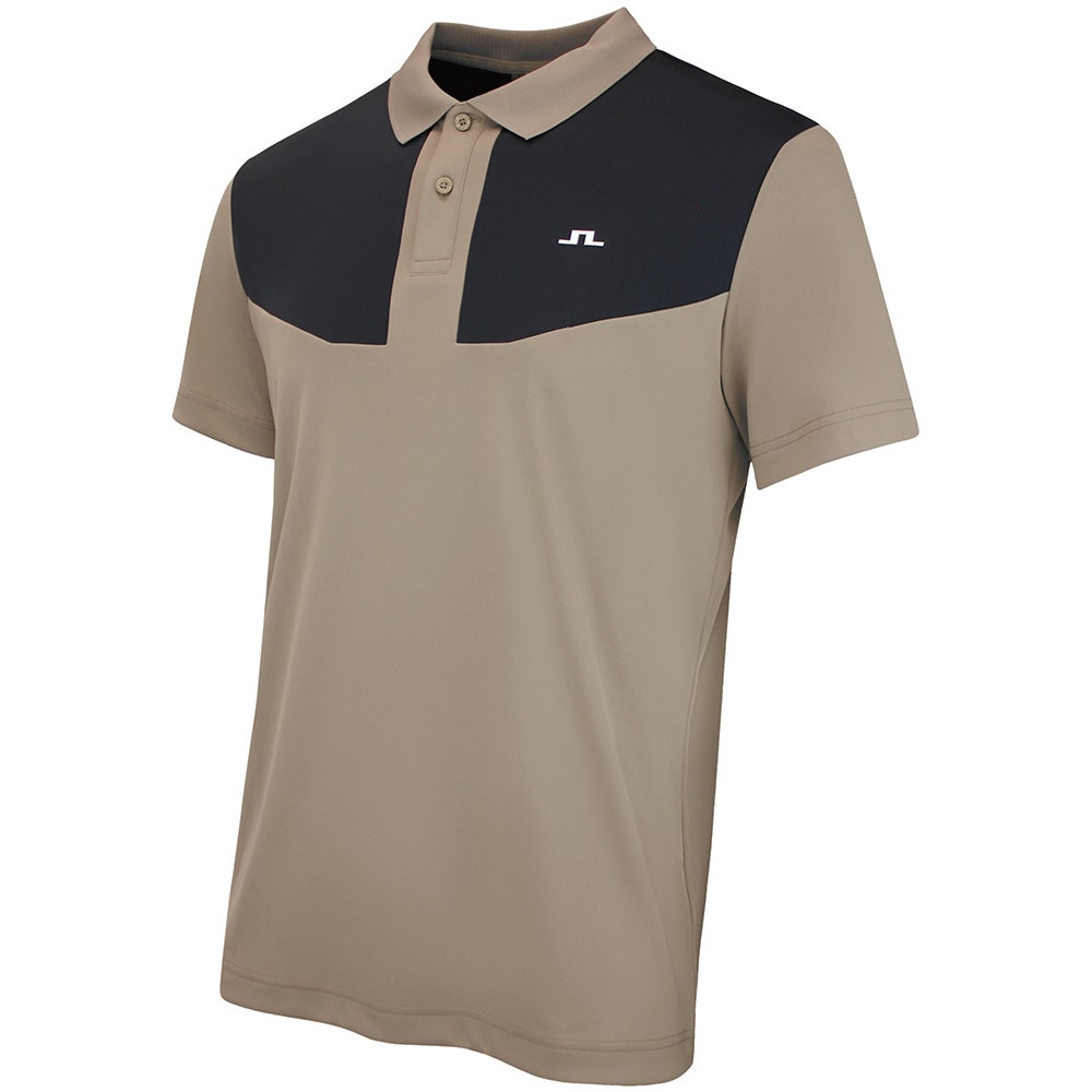 J.Lindeberg Golf Shirt - Calex Reg. Fit Polo - Black AW26