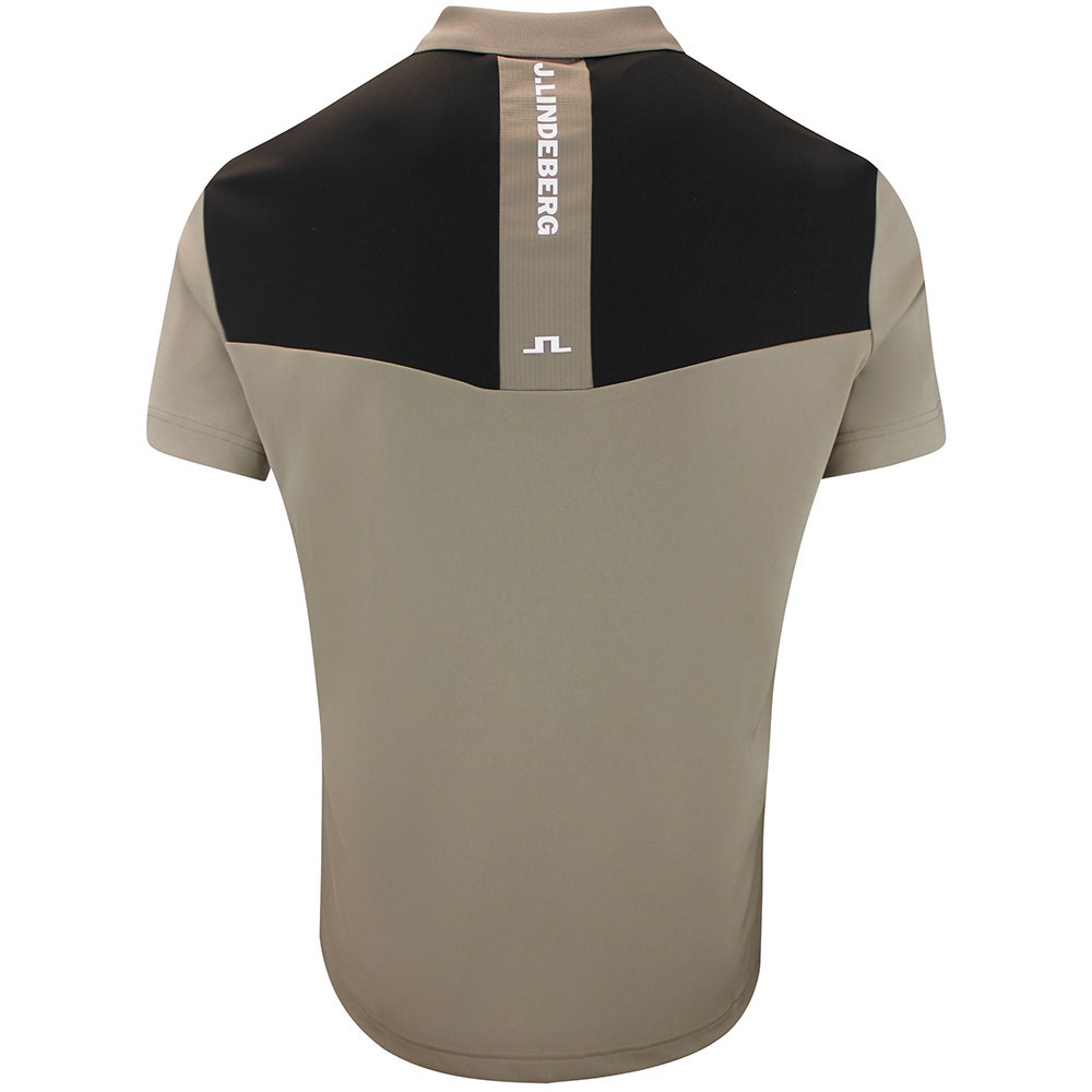 J.Lindeberg Golf Shirt - Calex Reg. Fit Polo - Black AW26