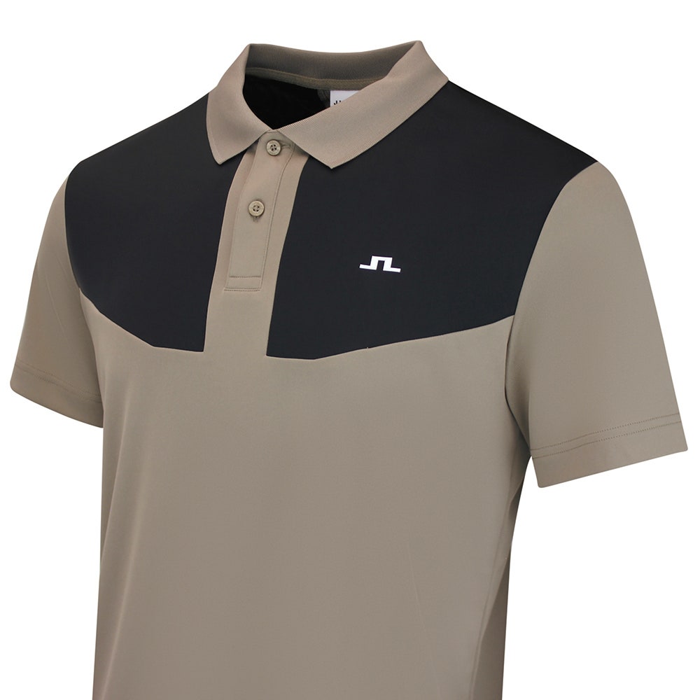 J.Lindeberg Golf Shirt - Calex Reg. Fit Polo - Black AW26