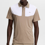 J.Lindeberg Golf Shirt - Calex Reg. Fit Polo - Brindle AW26