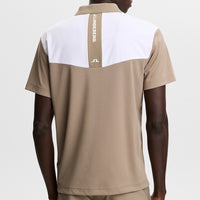 J.Lindeberg Golf Shirt - Calex Reg. Fit Polo - Brindle AW26