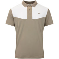 J.Lindeberg Golf Shirt - Calex Reg. Fit Polo - Brindle AW26
