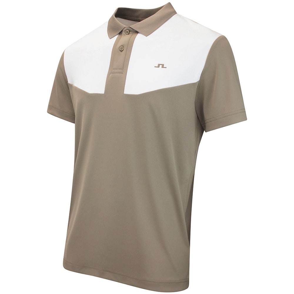 J.Lindeberg Golf Shirt - Calex Reg. Fit Polo - Brindle AW26