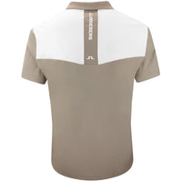 J.Lindeberg Golf Shirt - Calex Reg. Fit Polo - Brindle AW26