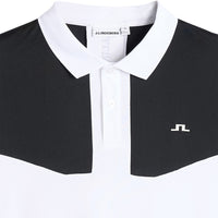 J.Lindeberg Golf Shirt - Calex Reg. Fit Polo - White AW26