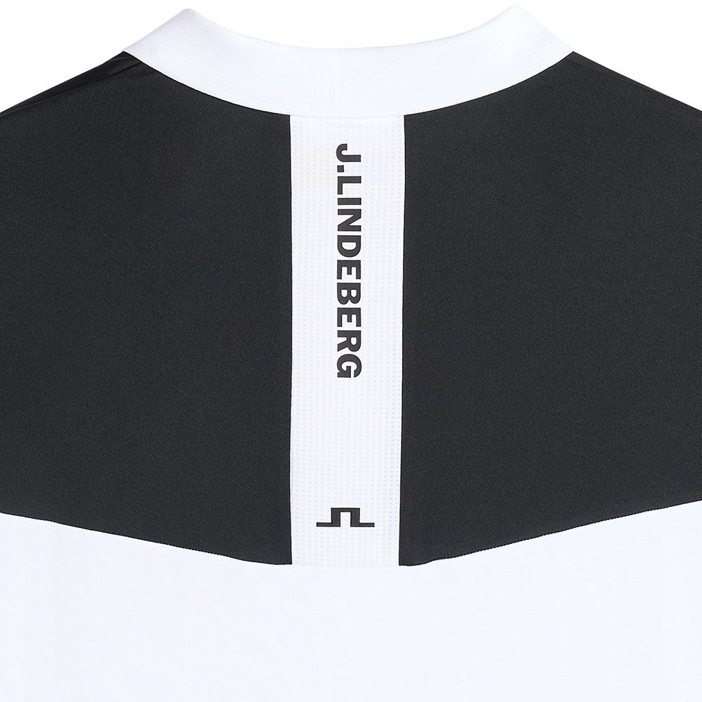 J.Lindeberg Golf Shirt - Calex Reg. Fit Polo - White AW26