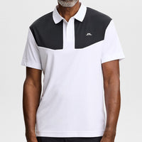 J.Lindeberg Golf Shirt - Calex Reg. Fit Polo - White AW26