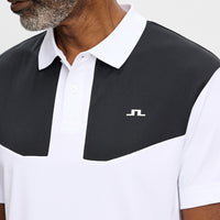 J.Lindeberg Golf Shirt - Calex Reg. Fit Polo - White AW26