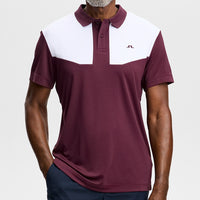 J.Lindeberg Golf Shirt - Calex Reg. Fit Polo - Winetasting AW26