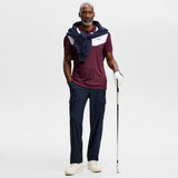 J.Lindeberg Golf Shirt - Calex Reg. Fit Polo - Winetasting AW26