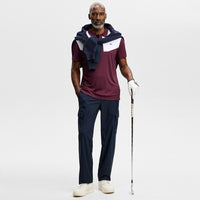 J.Lindeberg Golf Shirt - Calex Reg. Fit Polo - Winetasting AW26