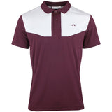 J.Lindeberg Golf Shirt - Calex Reg. Fit Polo - Winetasting AW26