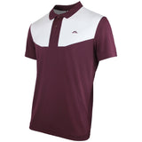 J.Lindeberg Golf Shirt - Calex Reg. Fit Polo - Winetasting AW26