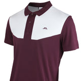 J.Lindeberg Golf Shirt - Calex Reg. Fit Polo - Winetasting AW26