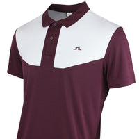 J.Lindeberg Golf Shirt - Calex Reg. Fit Polo - Winetasting AW26