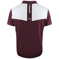 J.Lindeberg Golf Shirt - Calex Reg. Fit Polo - Winetasting AW26