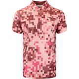 J.Lindeberg Golf Shirt - Dario M Tour 26 Print Reg. Fit - Pink SS26
